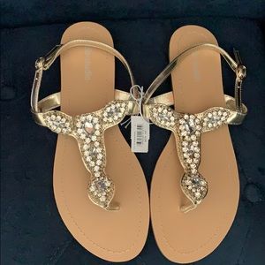 Rhinestone sandals